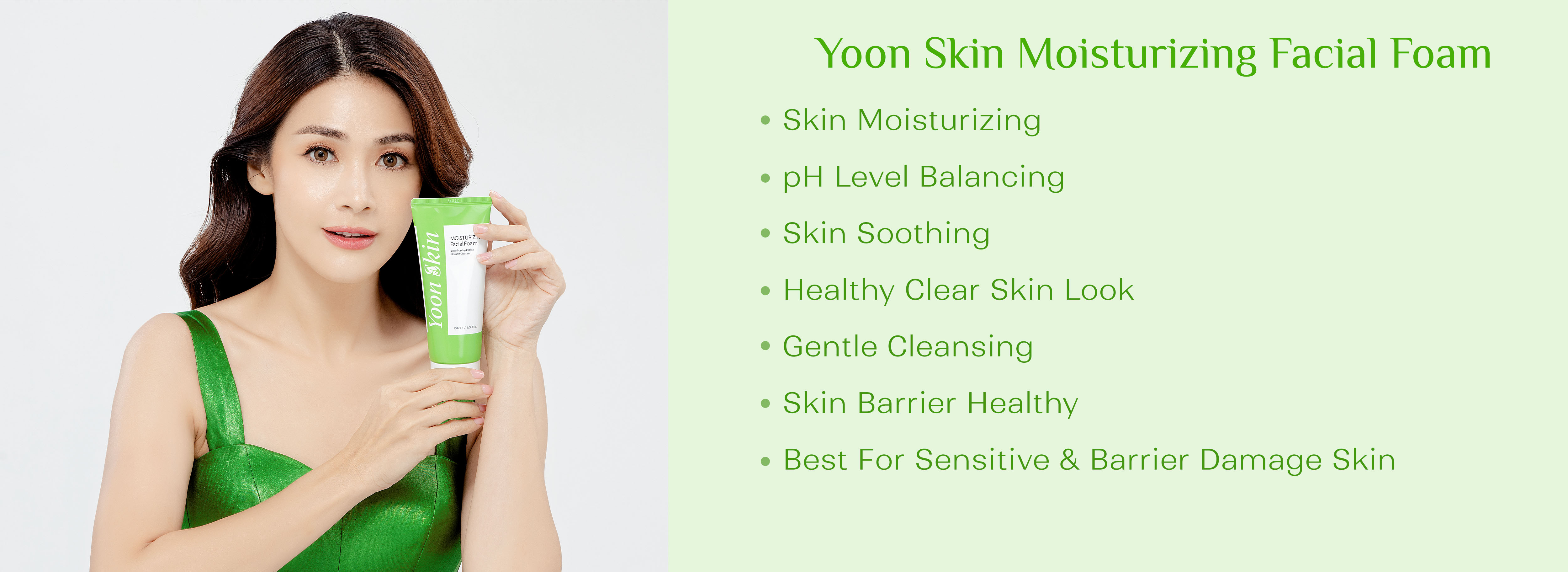 Yoon Skin Moisturizing Facial Foam 150ml (Exp - 2026.8)