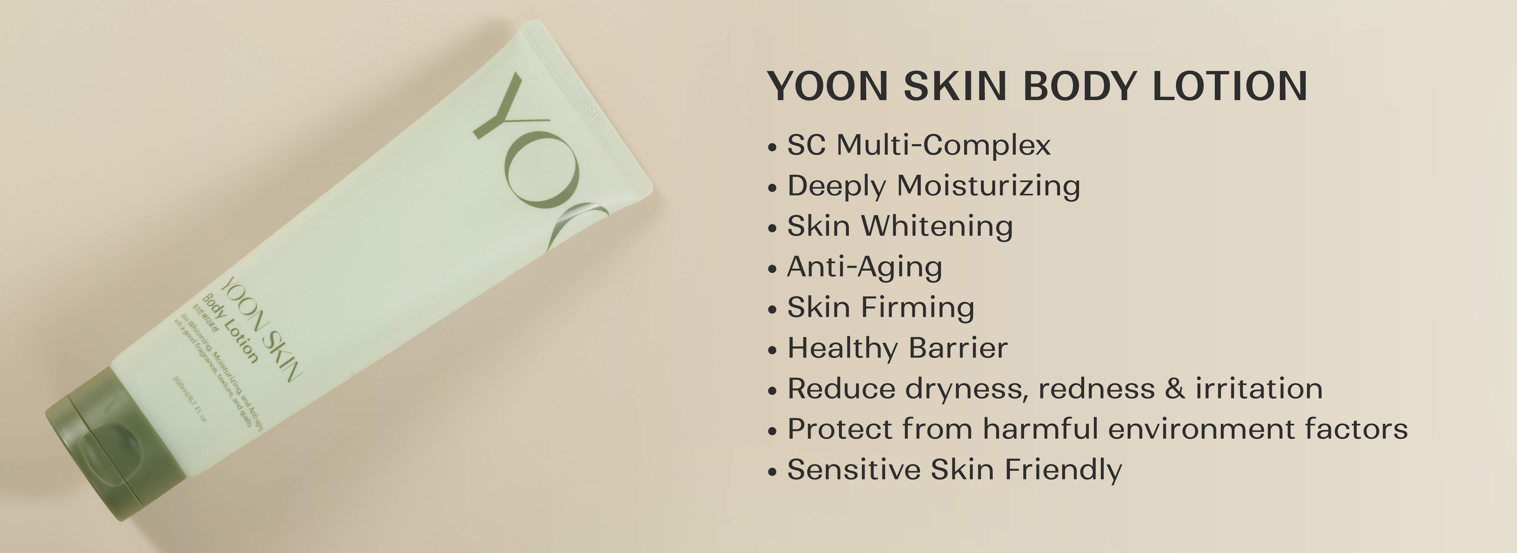 Yoon Skin Body Lotion 200ml (Exp-2027.6.3)