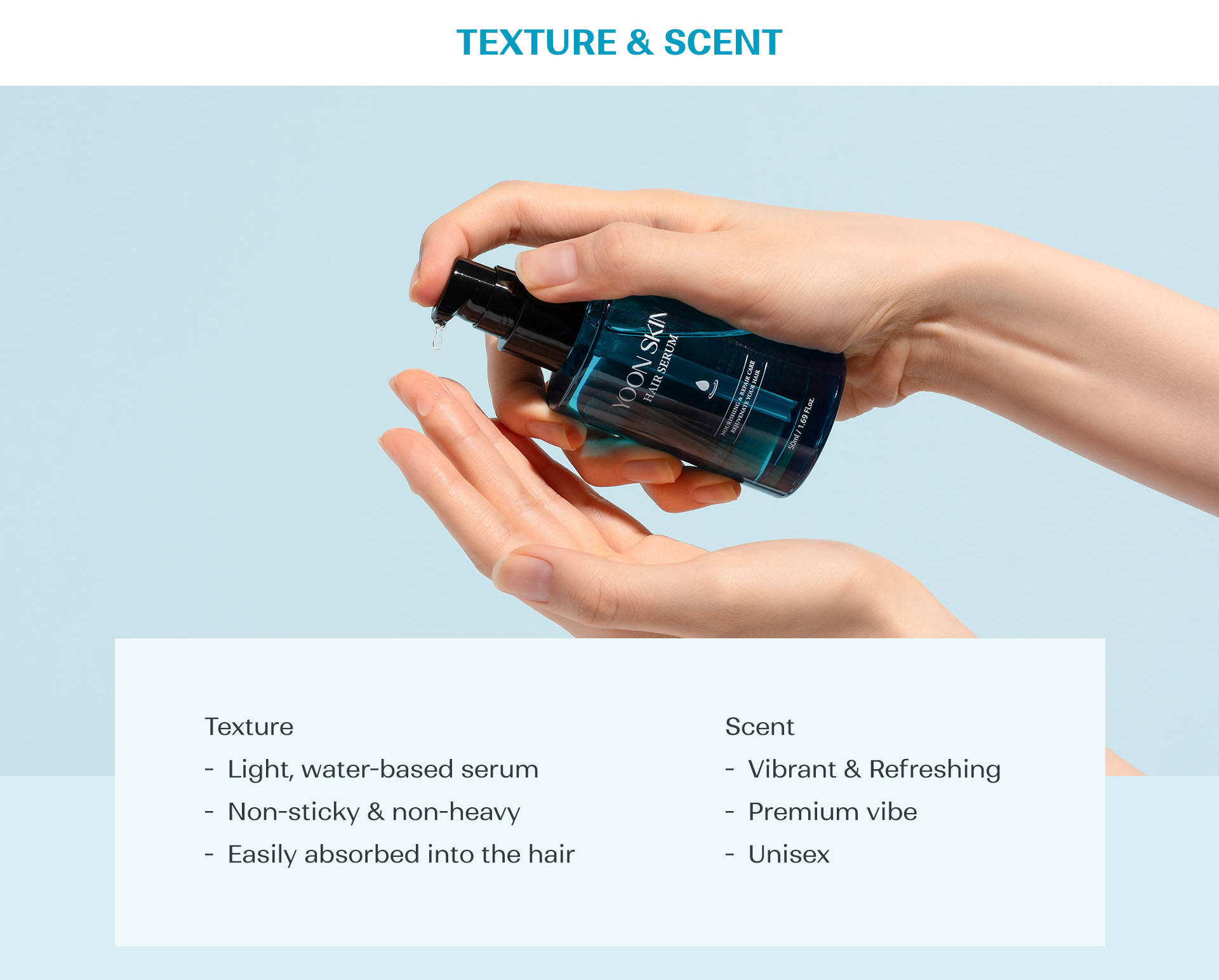 Yoon Skin Hair Serum 50ml (Exp - 2028.2.27)