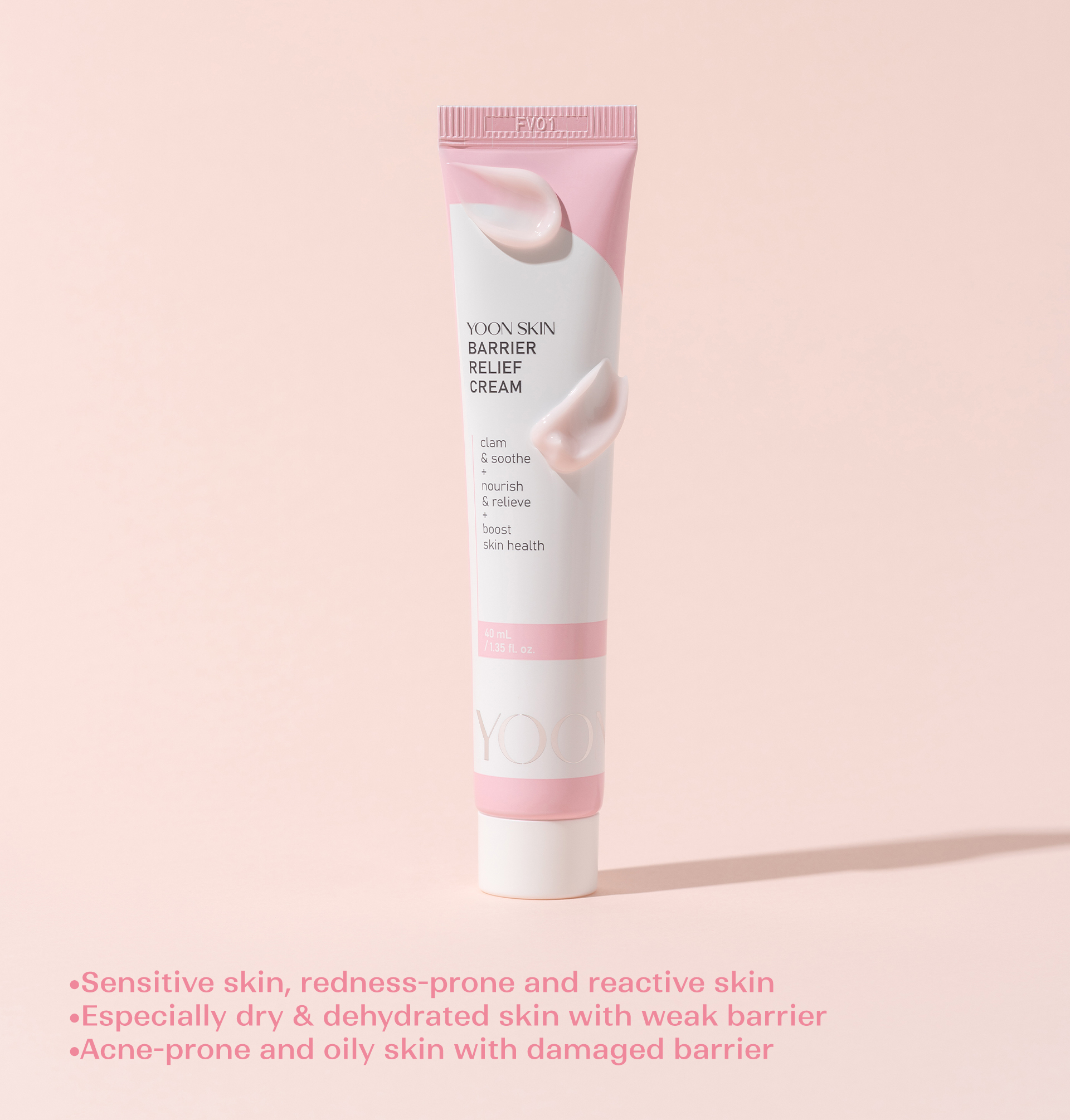 Yoon Skin Barrier Relief Cream 40ml (Exp Date - 2028.7.23)