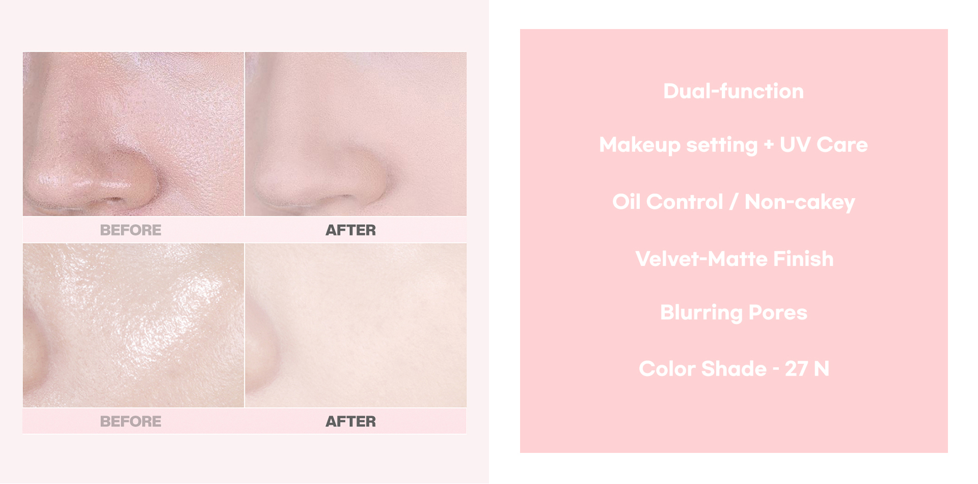 Yoon Skin 2-In-1 UV Powder Pact 10g (Exp-2029.01.19)